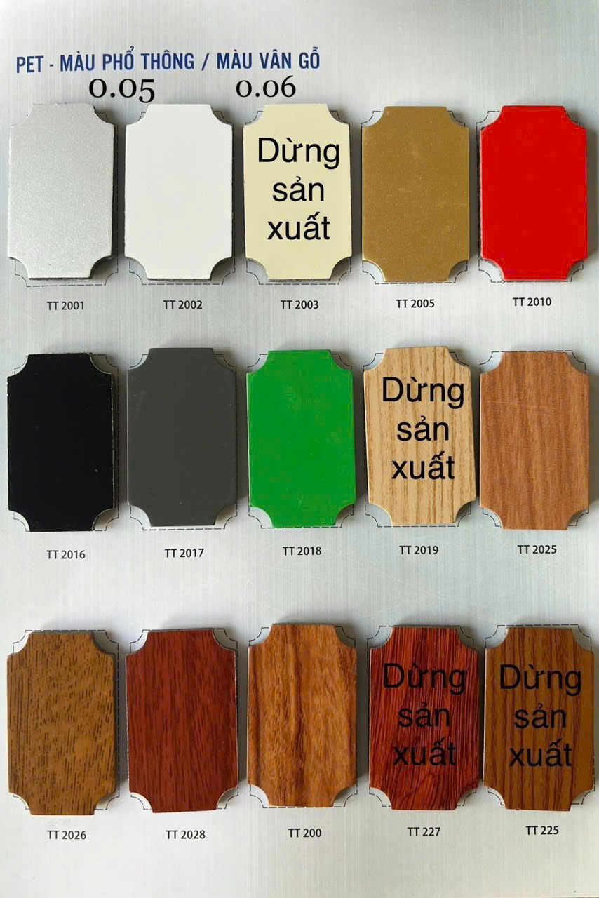 Tấm Alu 2 li - độ nhôm 005