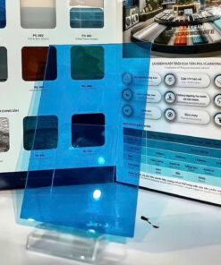 Tấm nhựa Polycarbonate Sunlite đặc dày ̀5 ly (mm)