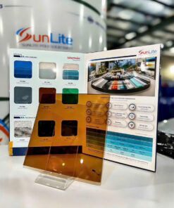 Tấm nhựa Polycarbonate Sunlite đặc dày 4.5 ly (mm)